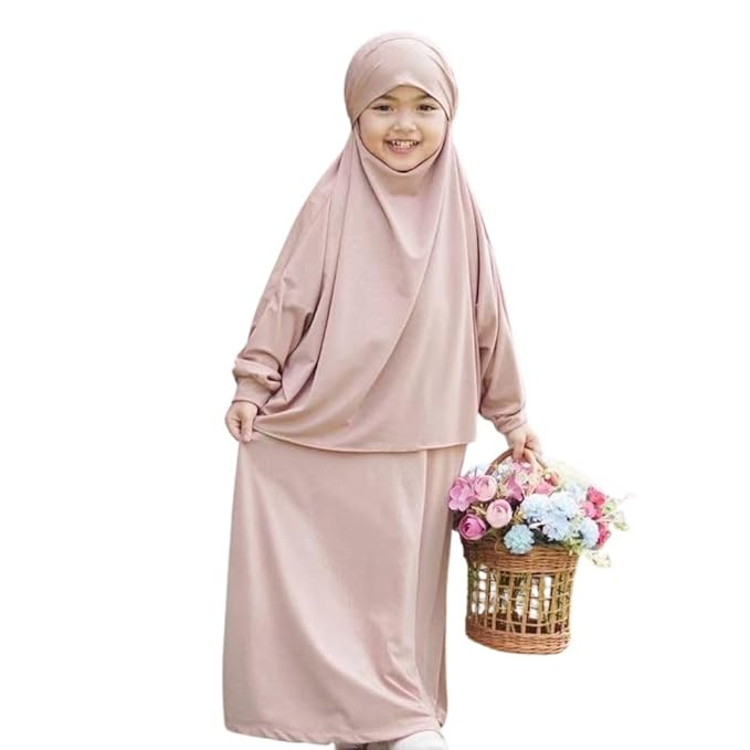 Modest City Crepe Kids Jilbab Abaya